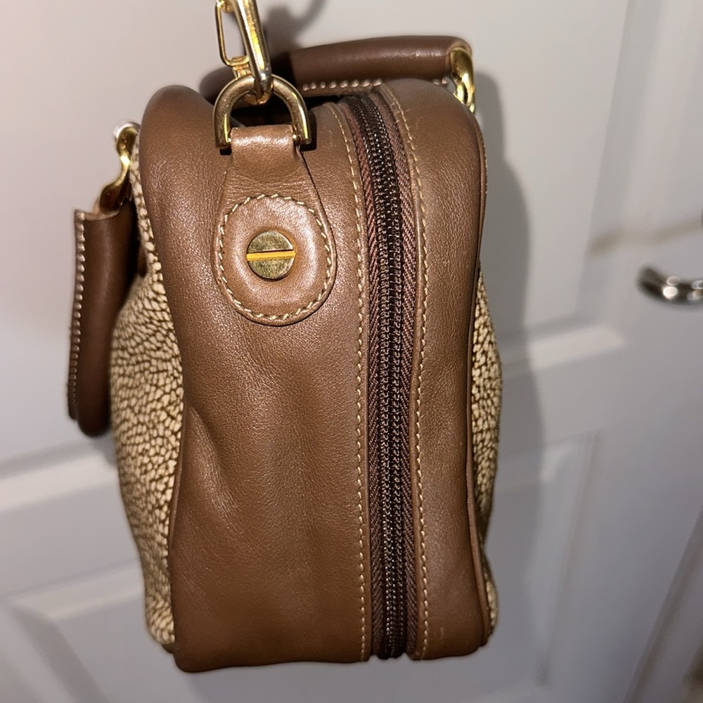 Borbonese Suede/Leather Mint Condition Shoulder B… - image 7